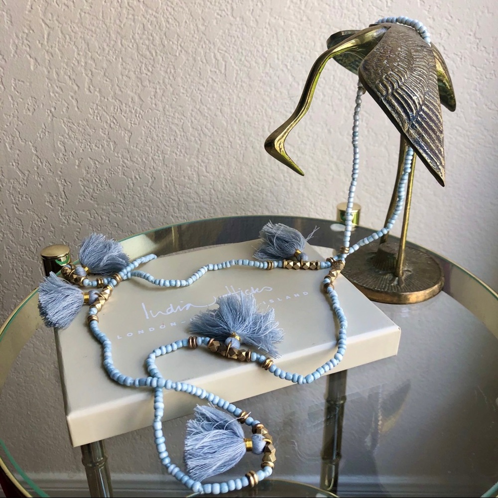 India Hicks Pom Pom Long necklace